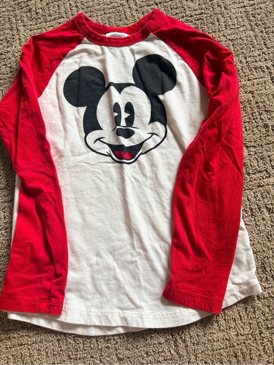 Hanna Andersson Other - Hanna Anderson Red & White Mickey Mouse Raglan Kids Shirt